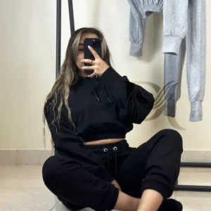 ست کراپ هودی جاگر پایین کش