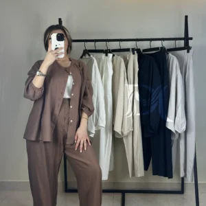 شومیز شلوار لینن